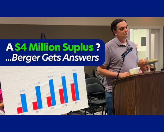 Matt Berger Demands Answers On Tax Increase